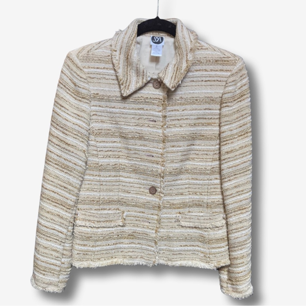 Saks 5th Avenue Tan Blazer Size 2